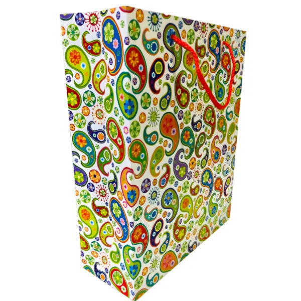 Kids Surprise Gift Bag Glittering Floral Design-Medium alternate