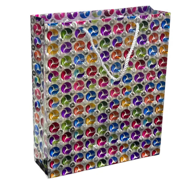 Gift Bag 3D Colorful Design - Large Size