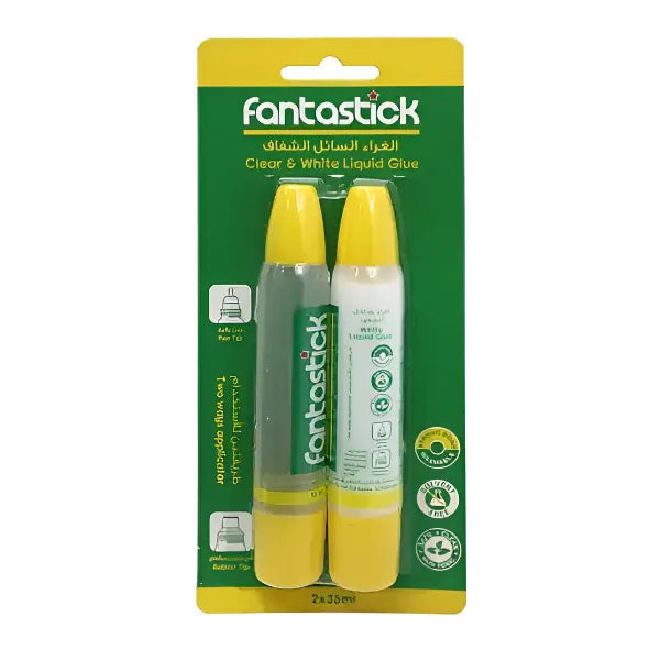 Fantastick Clear & White Glue – 35ml