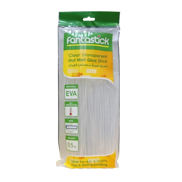 Fantastick Clear Hot Melt Glue Sticks – 11mm, 0.5kg
