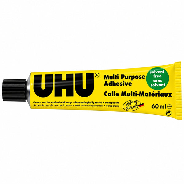 UHU All-Purpose Adhesive Strong Clear Glue 60ml