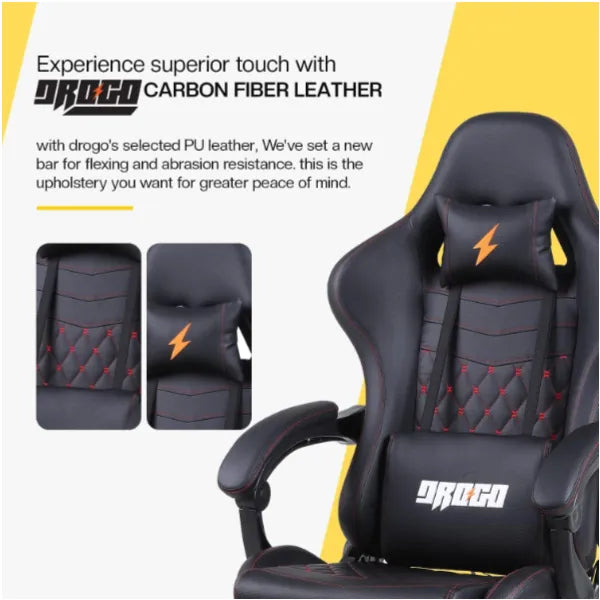 Drogo Multi-Purpose Ergonomic Gaming Chair with 7 Way Adjustable Seat alternate