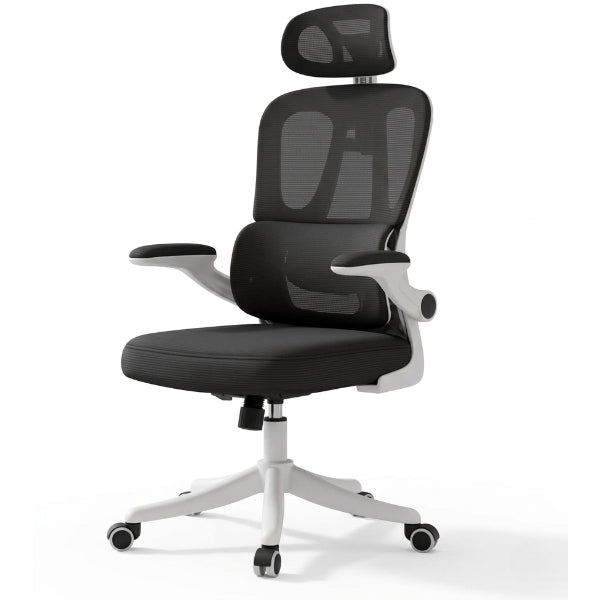 Drogo Ergonomic Office Chair – Flip-Up Armrests, Adjustable & Comfortable