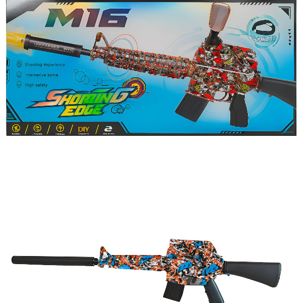 Electric M16 Toy Gun For Kids – Rechargeable Gel Blaster With Lights & Sound alternate