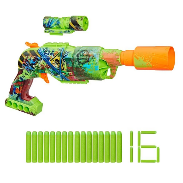 Nerf Zombie Driller Dart Blaster Gun Toy For Kids alternate