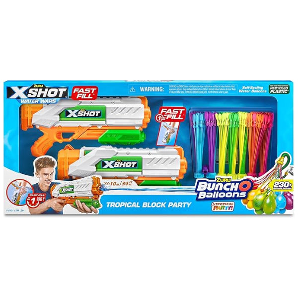 X-Shot Tropical Block Party Water Gun