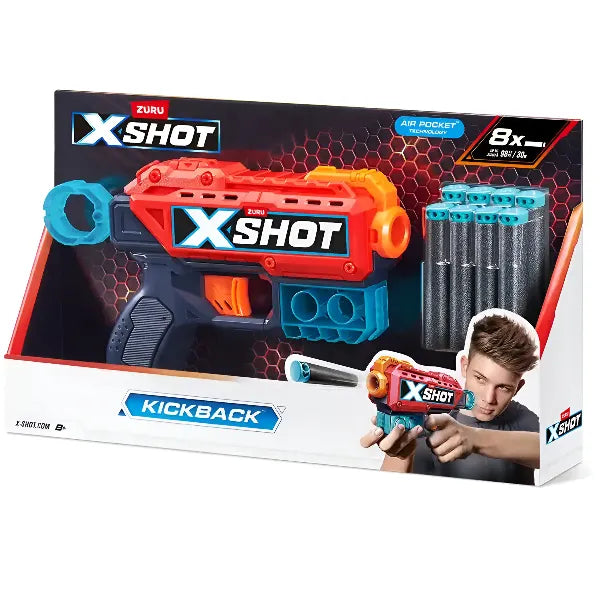 X-Shot Excel Kickback Foam Dart Blaster for Kids