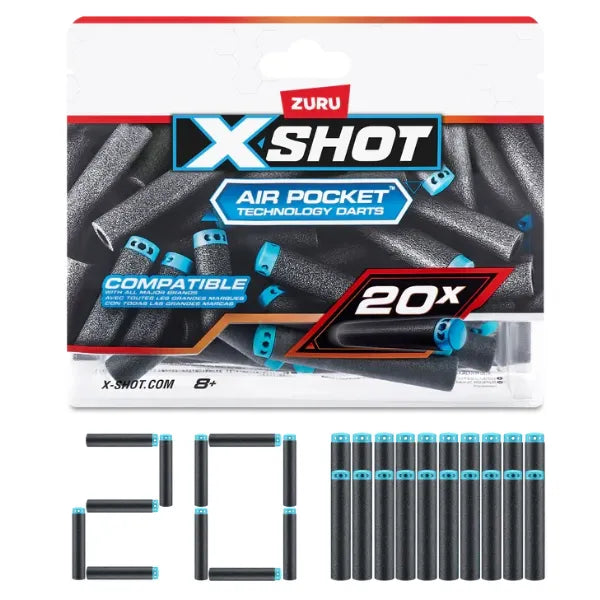 X-Shot Excel 20-Piece Dart Refill Pack