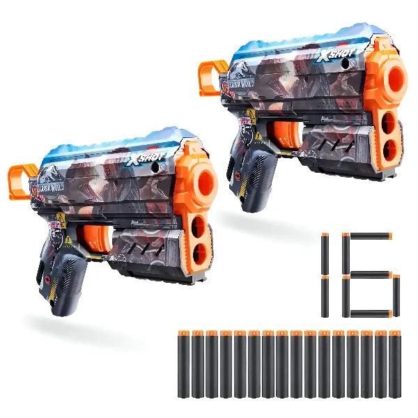 XSHOT Skins Jurassic Flux – 2-Piece Guns Combo Set for kids alternate