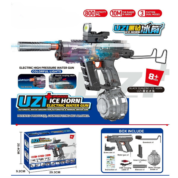 Hydrostrike Electric Water Gun – Long Range 32 Ft Splash Power