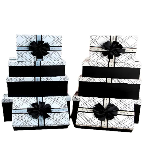 Surprise Gift Box With Ribbon Bow -  Large Size 5 Pieces Set