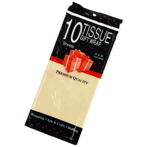 Premium Quality Handmade Craft Tissue Paper For Gift Wrapping-Light Cream Color