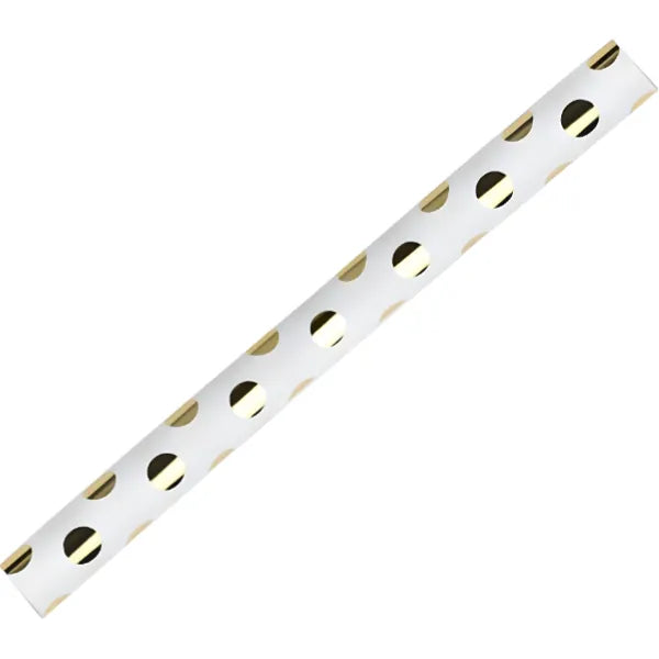 Gift Wrapping Paper Gold Dot Design -53X75 Cm