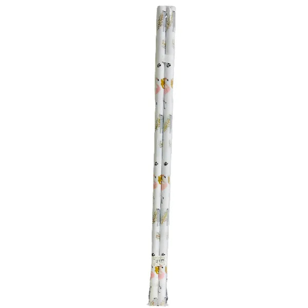 Flamingo Design Gift Wrapping Paper - Pack Of 2 - 70x 100cm