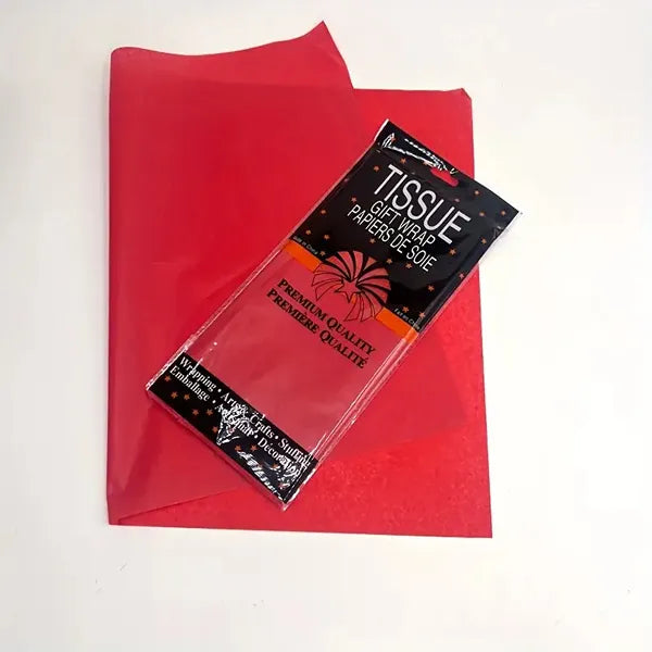 Premium Quality Handmade Arts & Craft Tissue Paper For Gift Wrapping-Red (GPDB53)