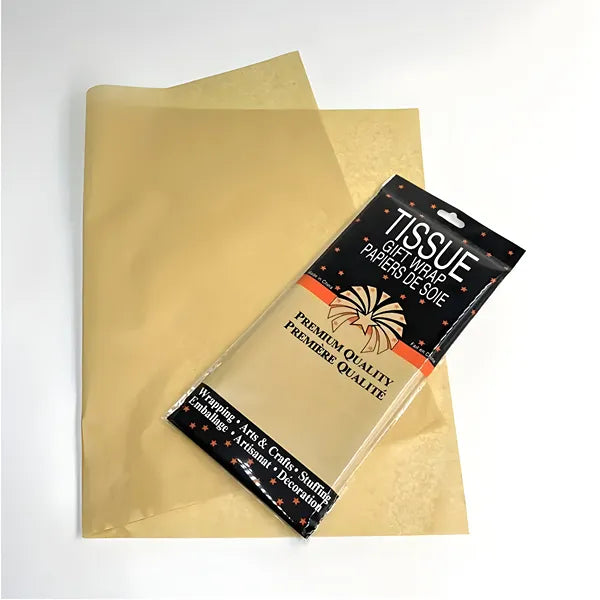 Premium Quality Handmade Arts & Craft Tissue Paper For Gift Wrapping-Beige (GPDB57)