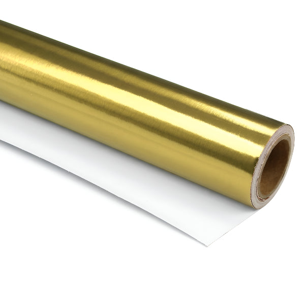 Italo High Glossy Gold Wrapping Paper – Shiny Metallic Style Gift Wrapping Roll For Elegant Presents