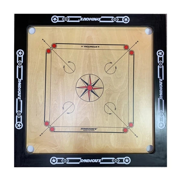 Syndicate Professional Carrom Board – 36 × 36 × 3 Inch