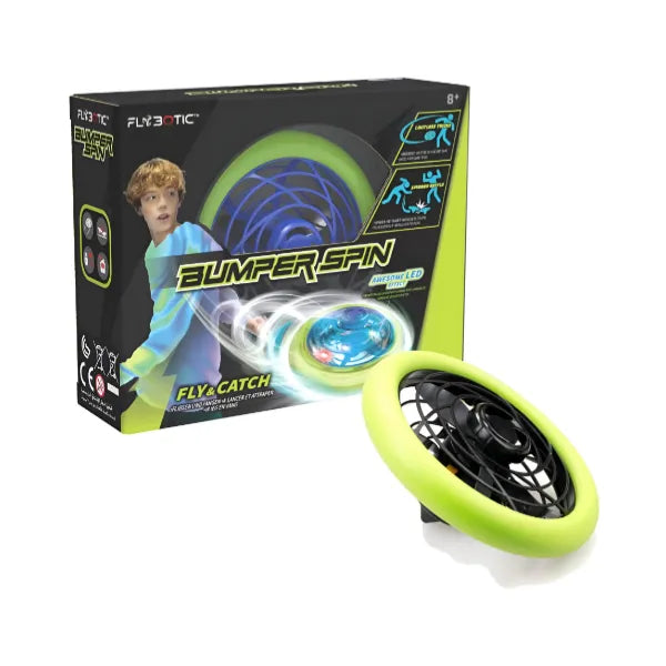 Flybotic Bumper Spin Indoor and Outdoor Flying Spinner Toy