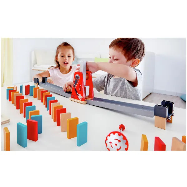 Hape Mighty Hammer Double -Sided Wooden Ball Domino Game Set (GSFS253) alternate