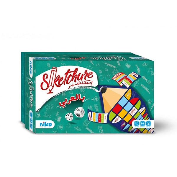 Nilco Sketchure Arabic – Drawing & Guessing Game For All Ages