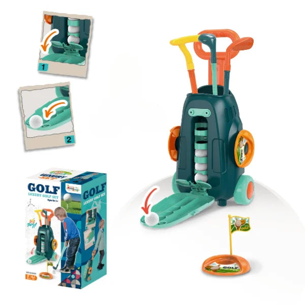 Portable Golf Suitcase Game Play Set alternate