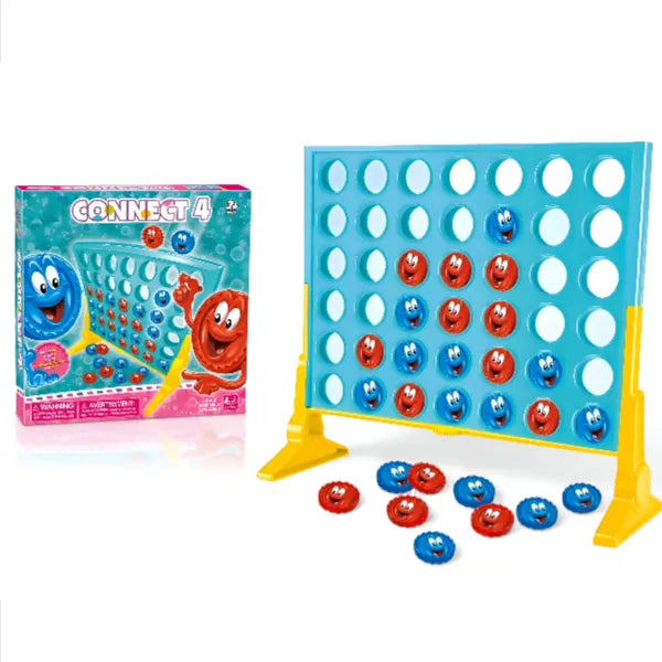 Connect 4 Kids Cartoon Character Family Board Game for 2 Players