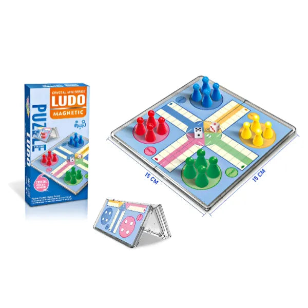 Crystal Mini Series Magnetic Ludo Board Game
