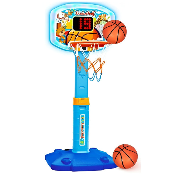 Kids Adjustable Basketball Hoop Set With Light & Sound alternate