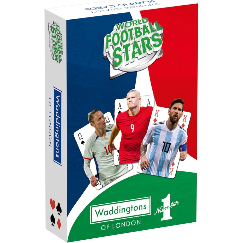 Waddingtons Number 1 World Football Stars Playing Card Game