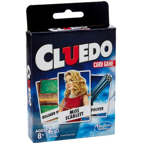 Hasbro Gaming Clue Card Game for Kids Ages 8 and Up, 3-4 Players Strategy Game