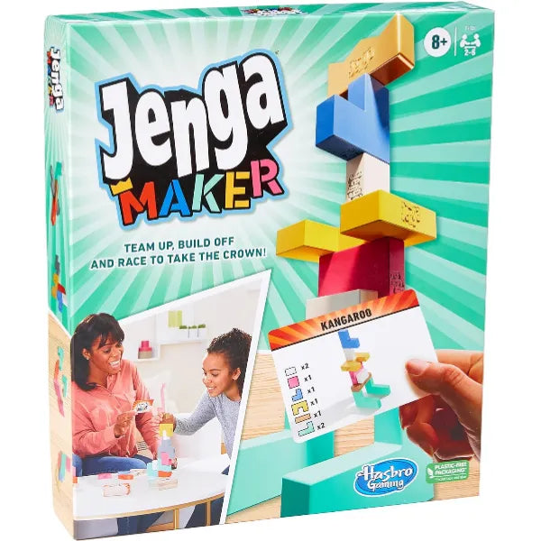 Monopoly Jenga Maker, Wooden Blocks, Stacking Tower Games For Kids