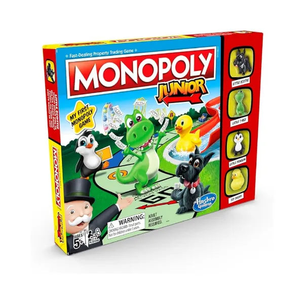 Hasbro Gaming Monopoly Junior Board Game for Kids, Family Game