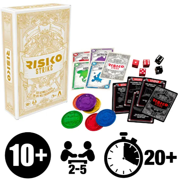 Hasbro Gaming Risk Strike Cards And Dice Game - (GSLT235)