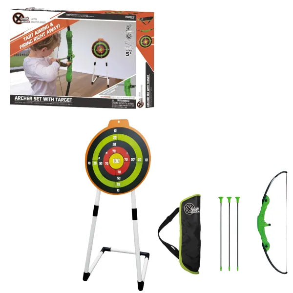 Hostfull Ultimate Archery Target Set for Kids – Bow & Arrow Toy with Standing Target (GSLT248) alternate