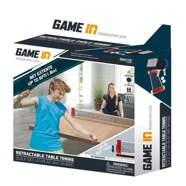 Hostfull Paddle Pro Retractable Table Tennis Playset
