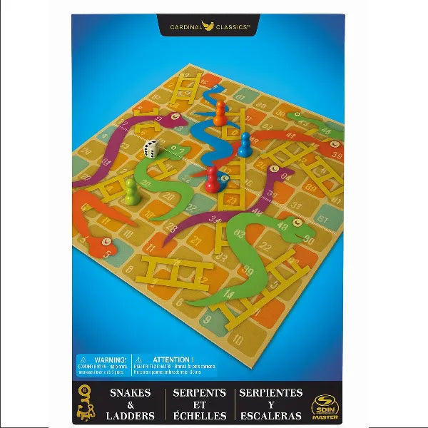 Cardinal Classics Snakes & Ladders & Ludo Board Game