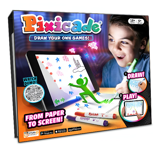 Pixicade Mobile Game Maker – Turn Drawings Into Playable Video Games For Kids (Ages 6+)