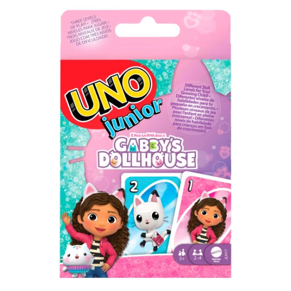 Mattel Uno Junior Gabby’S Dollhouse Card Game For Kids & Family, Age 3+ alternate