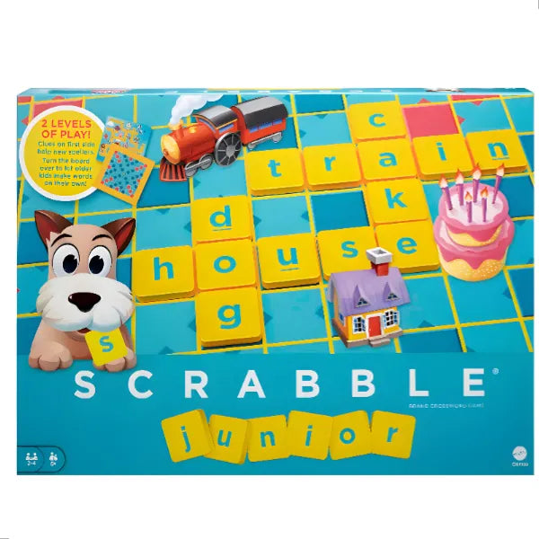 Mattel Scrabble Junior Crossword Board Game -english