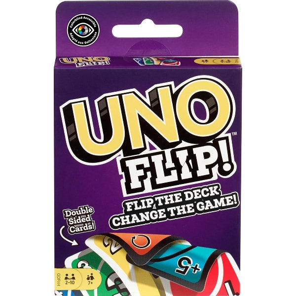 Mattel Uno Double-Side Flip Card Game