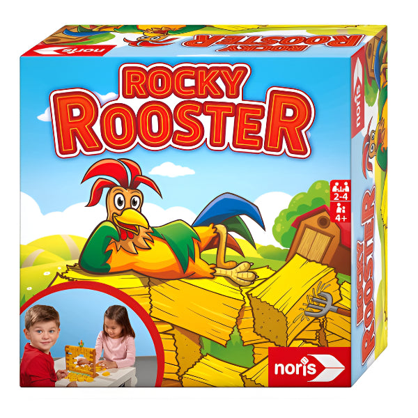 Noris Rocky Rooster – Fun Balance & Knock-Down Game For Kids