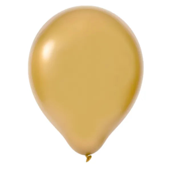 Gold Color Latex  Helium Balloon