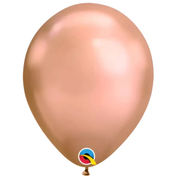 Rose Gold Color Latex Helium Balloon