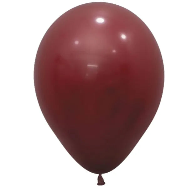 Burgundy Colour Latex Helium Balloon