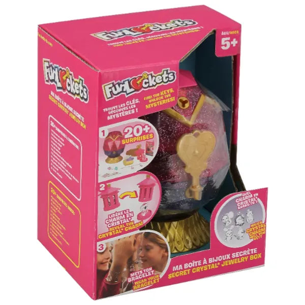 Funlockets Secret Crystal Jewellery Box Egg Design Open Box