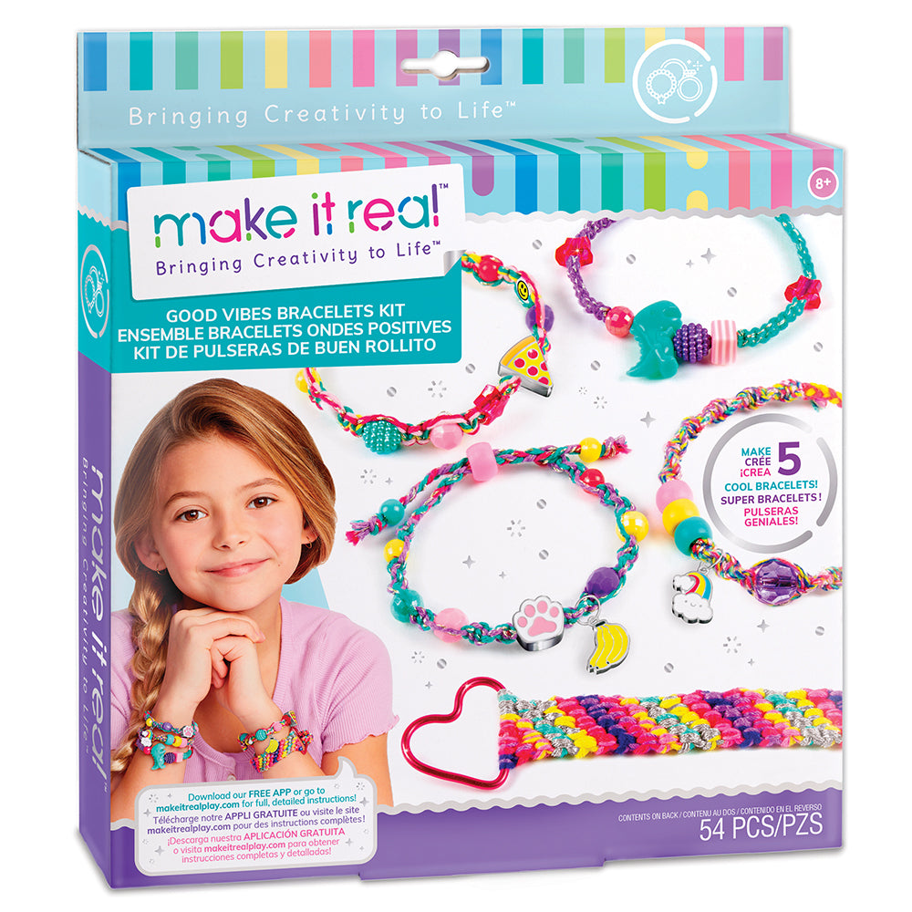 Make It Real Good Vibes Bracelet Kit - Jwet19