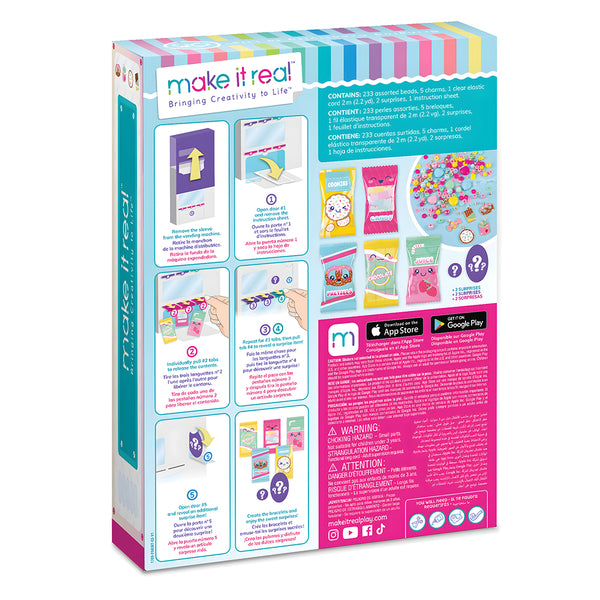 Make It Real Snackers Bracelet Kit Vending Machine alternate