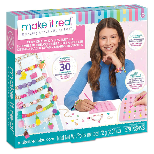 Make It Real Clay Charm Diy Jewelry Kit