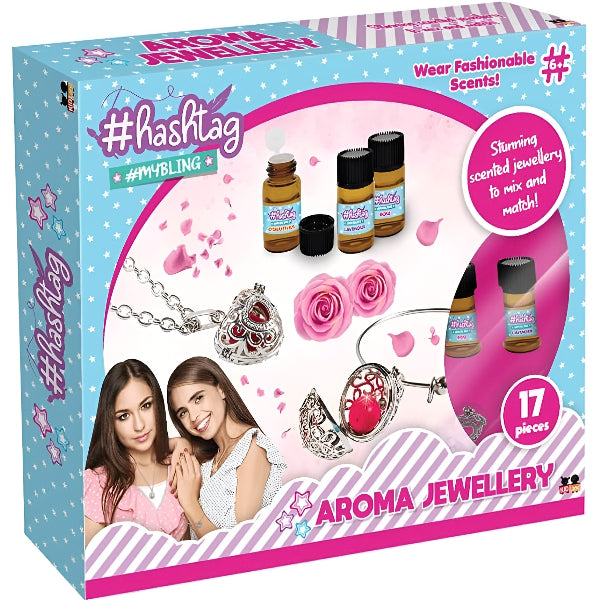Hashtag Aroma Jewelry – Diy Scented Necklace & Bracelet Craft Kit
